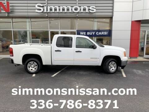 2008 GMC Sierra 1500 for sale at SIMMONS NISSAN INC in Mount Airy NC