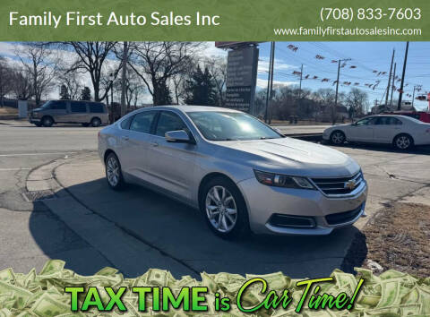 2016 Chevrolet Impala for sale at Family First Auto Sales Inc in Chicago Heights IL