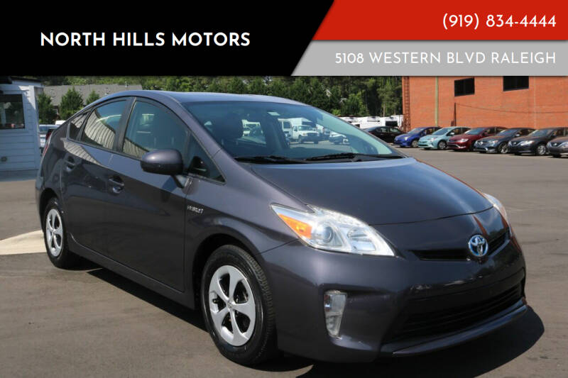 2012 Toyota Prius for sale at NORTH HILLS MOTORS in Raleigh NC