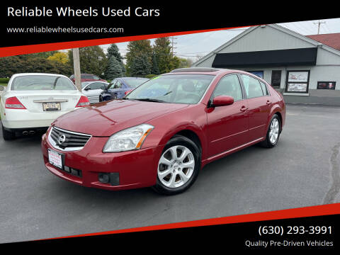 2008 Nissan Maxima for sale at Reliable Wheels Used Cars in West Chicago IL