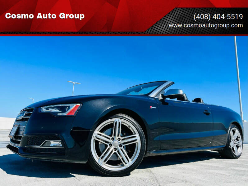 2013 Audi S5 for sale at Cosmo Auto Group in San Jose CA