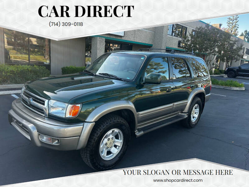 2000 Toyota 4Runner for sale at Car Direct in Orange CA