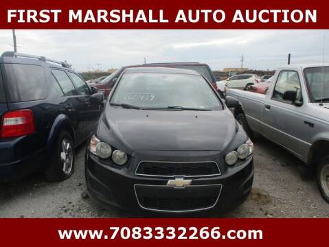 2014 Chevrolet Sonic for sale at First Marshall Auto Auction in Harvey IL