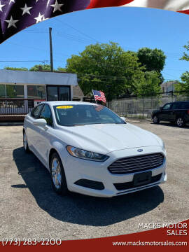 2013 Ford Fusion for sale at Macks Motor Sales in Chicago IL