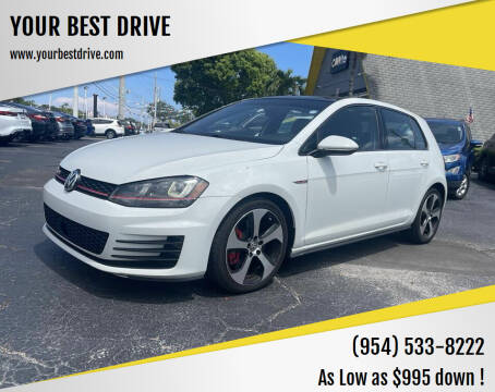 2017 Volkswagen Golf GTI for sale at YOUR BEST DRIVE in Oakland Park FL
