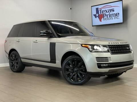 2015 Land Rover Range Rover for sale at Texas Prime Motors in Houston TX