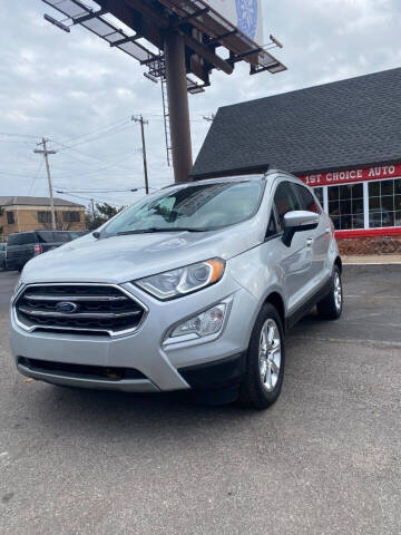 2019 Ford EcoSport for sale at 1st Choice Auto L.L.C in Oklahoma City OK