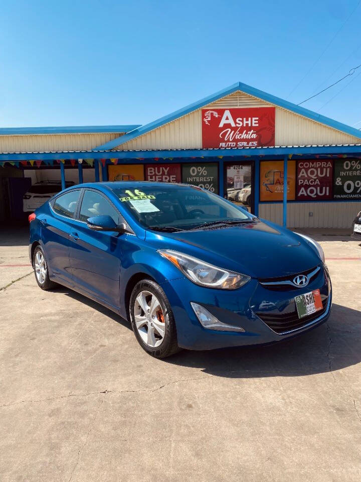 Blue 2016 Hyundai ELANTRA SE SE 4dr Sedan 6A 16