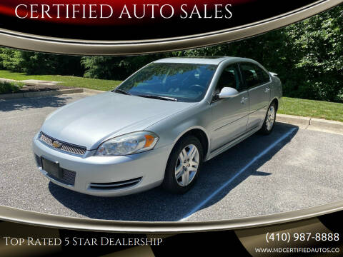 2012 Chevrolet Impala for sale at CERTIFIED AUTO SALES in Gambrills MD