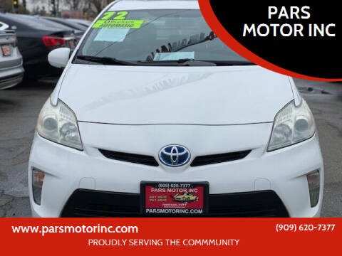2012 Toyota Prius for sale at PARS MOTOR INC in Pomona CA