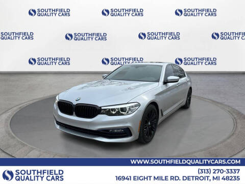 2018 BMW 5 Series for sale at SOUTHFIELD QUALITY CARS in Detroit MI