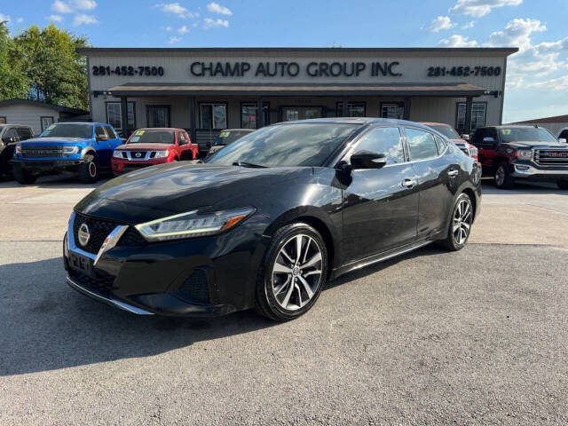 2019 Nissan Maxima for sale at Champ Auto Group Inc in Channelview, TX