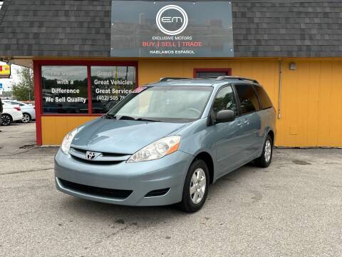 2007 Toyota Sienna for sale at Exclusive Motors in Omaha NE