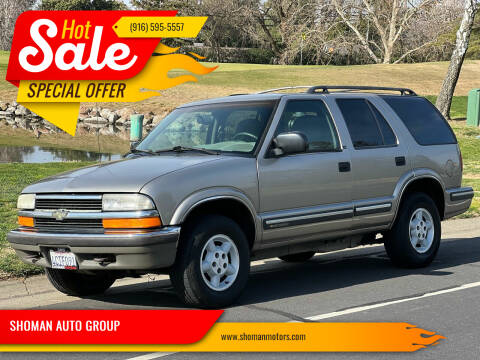 1999 Chevrolet Blazer for sale at SHOMAN AUTO GROUP in Davis CA
