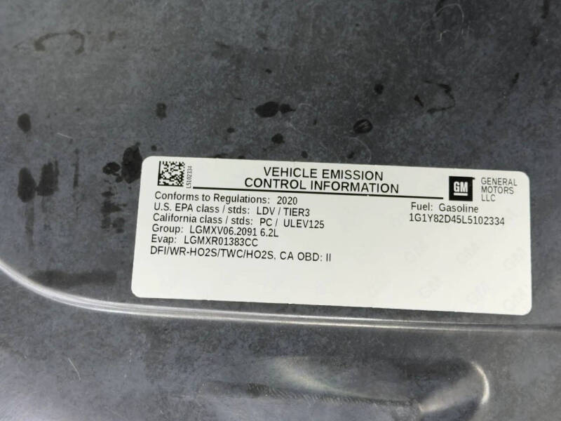 2020 Chevrolet Corvette Stingray