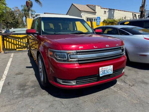 2013 Ford Flex for sale at CROWN AUTO INC, in South Gate CA