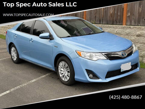 2014 Toyota Camry Hybrid for sale at Top Spec Auto Sales LLC in Lynnwood WA