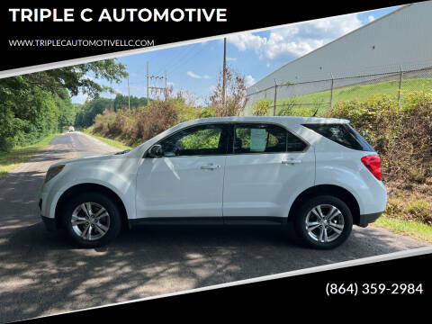 2012 Chevrolet Equinox for sale at TRIPLE C AUTOMOTIVE in Anderson SC