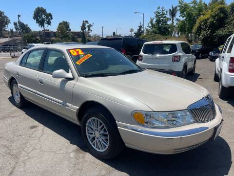 2002 Lincoln Continental for sale at 1 NATION AUTO GROUP in Vista CA