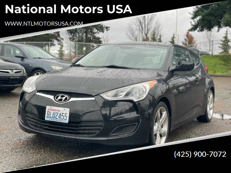 2012 Hyundai Veloster for sale at National Motors USA in Bellevue WA