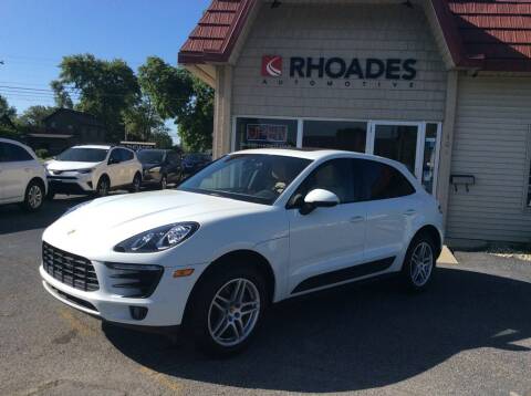 2017 Porsche Macan for sale at Rhoades Automotive Inc. in Columbia City IN