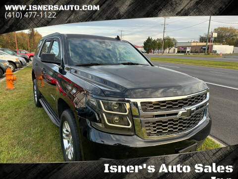 2020 Chevrolet Tahoe for sale at Isner's Auto Sales Inc in Dundalk MD