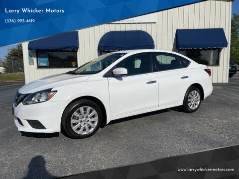 2017 Nissan Sentra for sale at Larry Whicker Motors in Kernersville NC