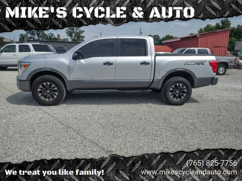2019 Nissan Titan for sale at MIKE'S CYCLE & AUTO in Connersville IN
