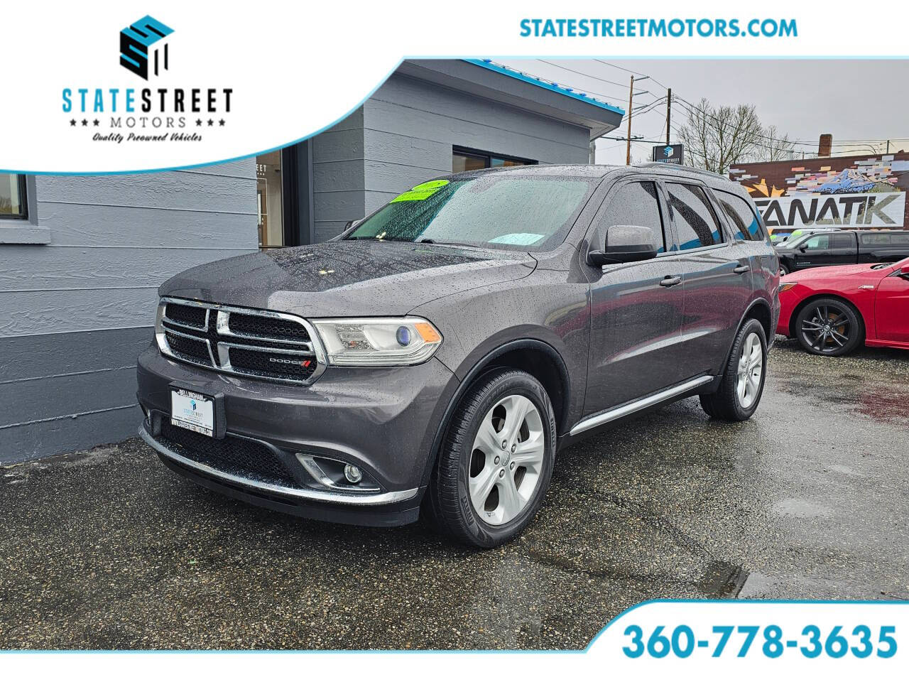 Gray 2015 Dodge Durango SXT AWD SXT 4dr SUV 1
