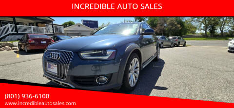 2015 Audi Allroad for sale at INCREDIBLE AUTO SALES in Bountiful UT