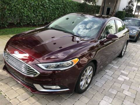 2017 Ford Fusion for sale at CARSTRADA in Hollywood FL