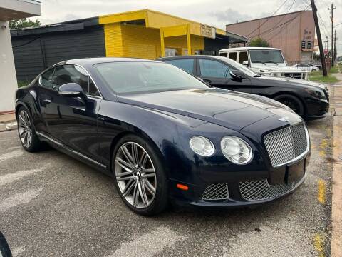 2013 Bentley Continental for sale at Texas Luxury Auto in Houston TX