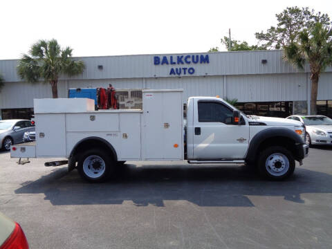 2012 Ford F-550 for sale at BALKCUM AUTO INC in Wilmington NC