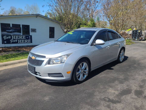 2011 Chevrolet Cruze for sale at TR MOTORS in Gastonia NC