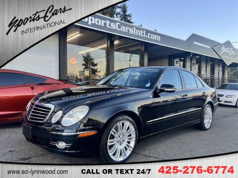 2008 Mercedes-Benz E-Class for sale at Sports Cars International in Lynnwood WA