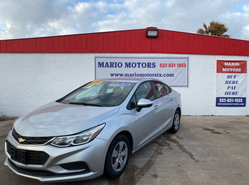 2018 Chevrolet Cruze for sale at Mario Motors in South Houston TX