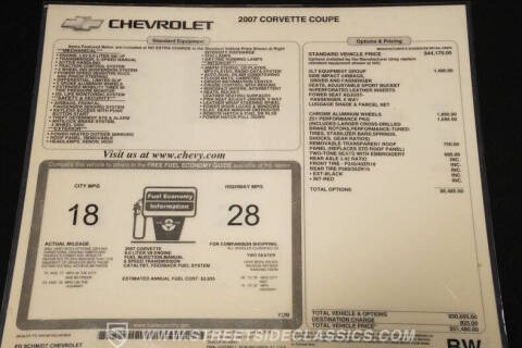 2007 Chevrolet Corvette
