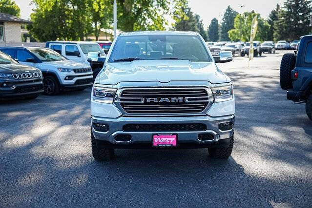 Used 2023 RAM Ram 1500 Pickup Laramie with VIN 1C6SRFJT2PN663424 for sale in Preston, ID