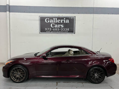 2009 Infiniti G37 Convertible for sale at Galleria Cars in Dallas TX