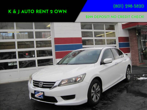 2015 Honda Accord for sale at K & J Auto Rent 2 Own in Bountiful UT