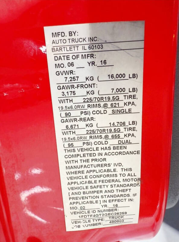 2016 Ford F-450 Super Duty