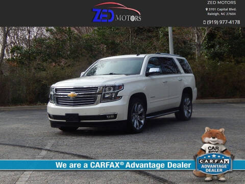 2015 Chevrolet Tahoe for sale at Zed Motors in Raleigh NC