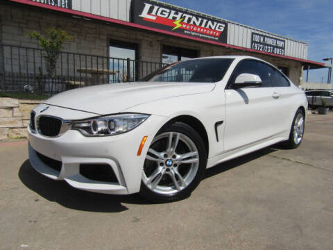 2015 BMW 4 Series for sale at Lightning Motorsports in Grand Prairie TX