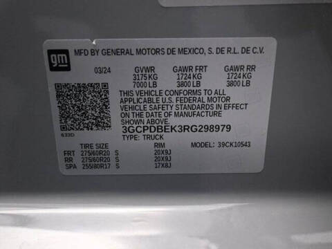 2024 Chevrolet Silverado 1500