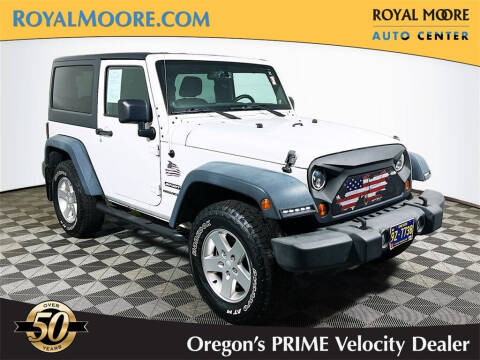 2013 Jeep Wrangler for sale at Royal Moore Custom Finance in Hillsboro OR