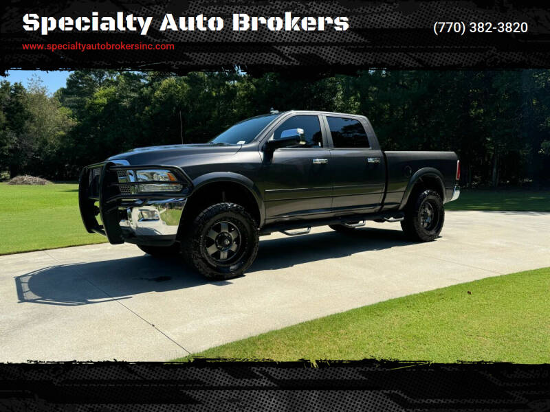 2017 RAM 3500 for sale at Specialty Auto Brokers in Cartersville GA