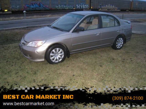 2005 Honda Civic for sale at BEST CAR MARKET INC in Mc Lean IL