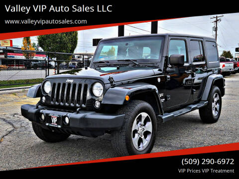 2016 Jeep Wrangler Unlimited for sale at Valley VIP Auto Sales LLC in Spokane Valley WA