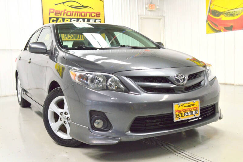 2012 Toyota Corolla for sale at Performance car sales in Joliet IL