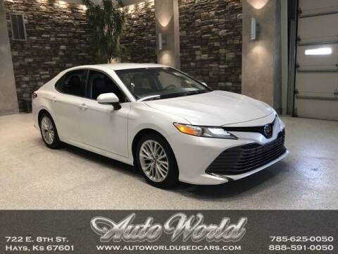 2018 Toyota Camry for sale at Auto World Used Cars in Hays KS
